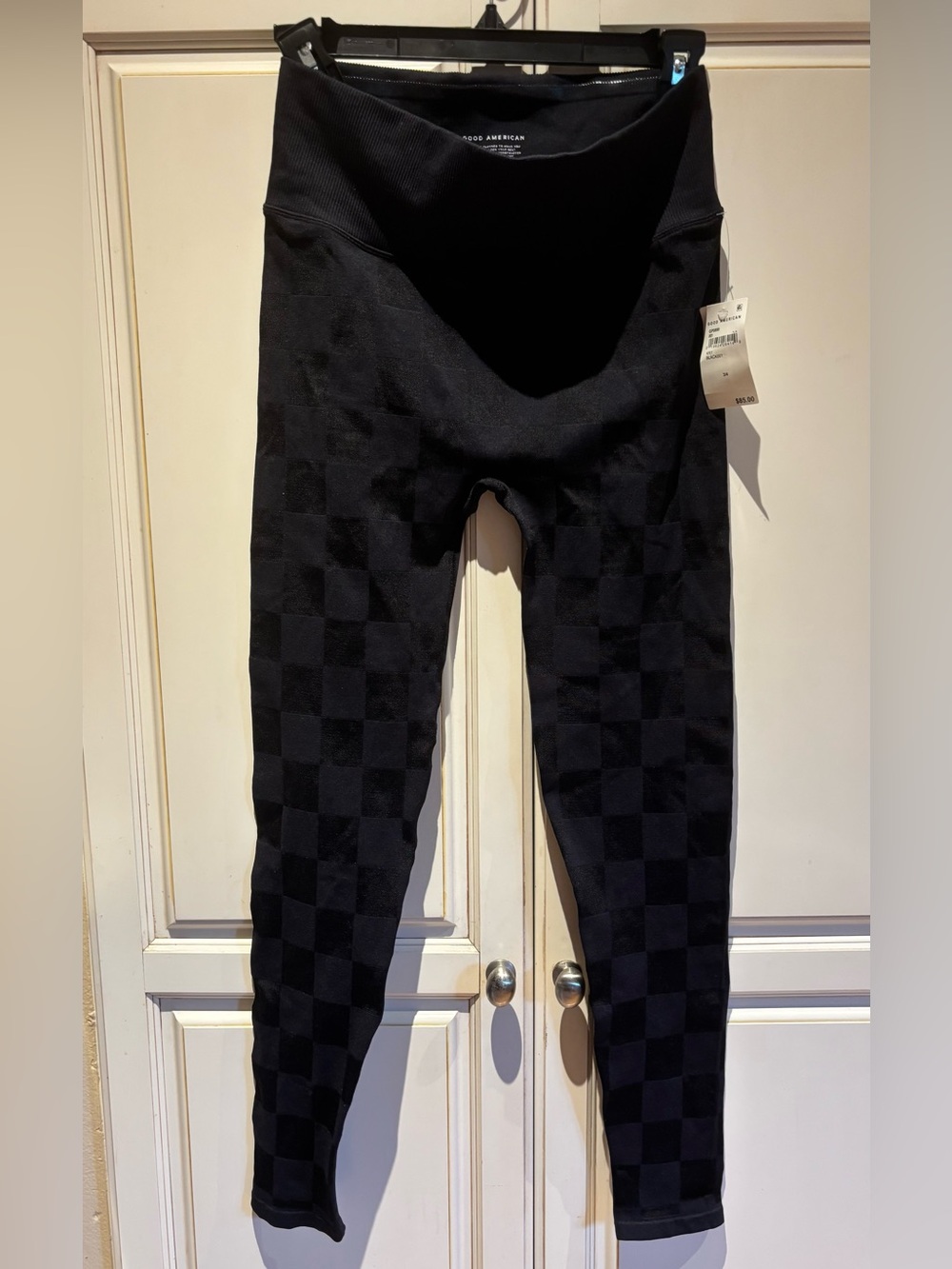NWT Good American Black Legging size 3/4